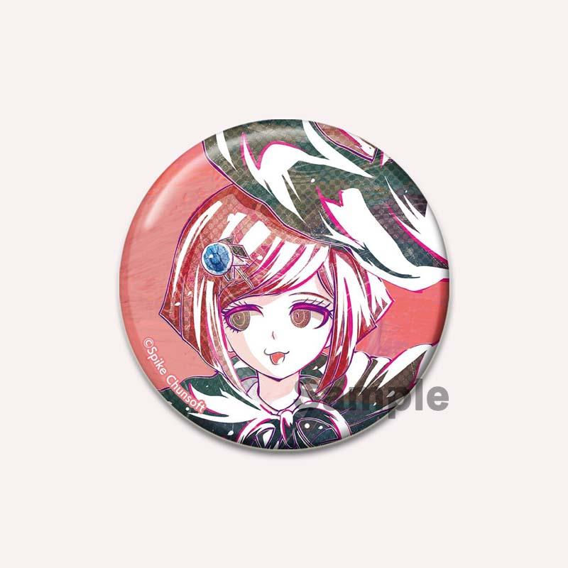 32/44/58MM Inferenz Abenteuer Spiel Anime Broschen Danganronpa HD Print Abzeichen Rucksack Kragen Cartoon Revers Pins Schmuck Geschenke Zubehör