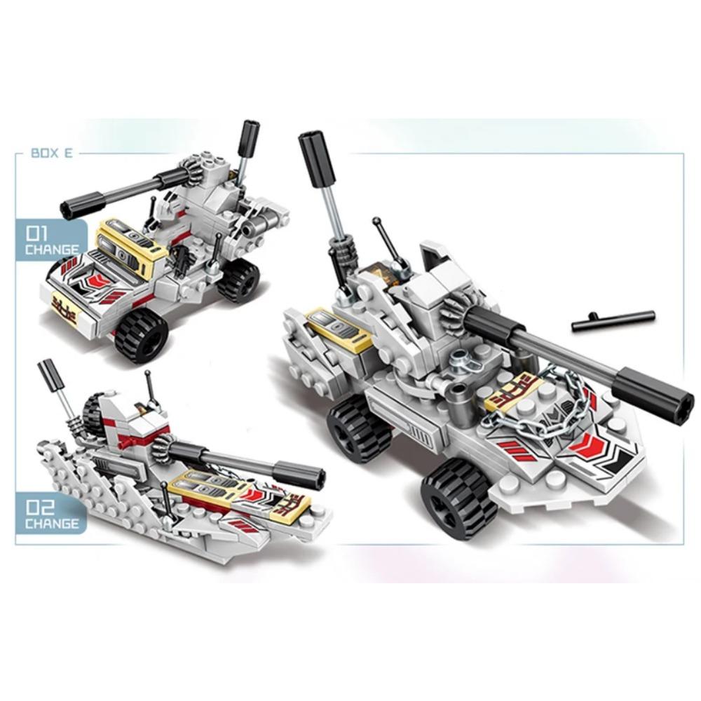 Kit de construction de combinaison militaire 1068 pièces, ensemble de blocs de construction de navire de croisière tout-en-un avec cadeaux de navire de guerre pour jouets garçons enfants