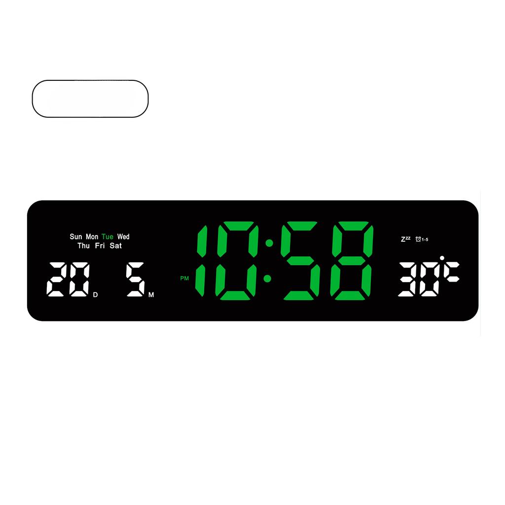 Intelligent LED Electronic Clock Creative Multi Function Large Screen Digital Electronic Clock Living Room Simple Wall Clock