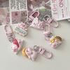 Cartoon Cute Anime Pig Figure Keychain Pendant Creative Doll Backpack Decoration Accessories Sweet  Pig Pendant Gifts