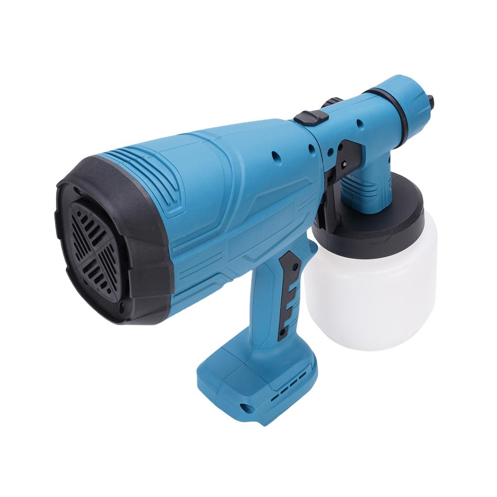 Pulverizator de vopsea portabil fără fir, Pistol electric de pulverizat vopsea, Motor din cupru, 6 duze, 3 pulverizări