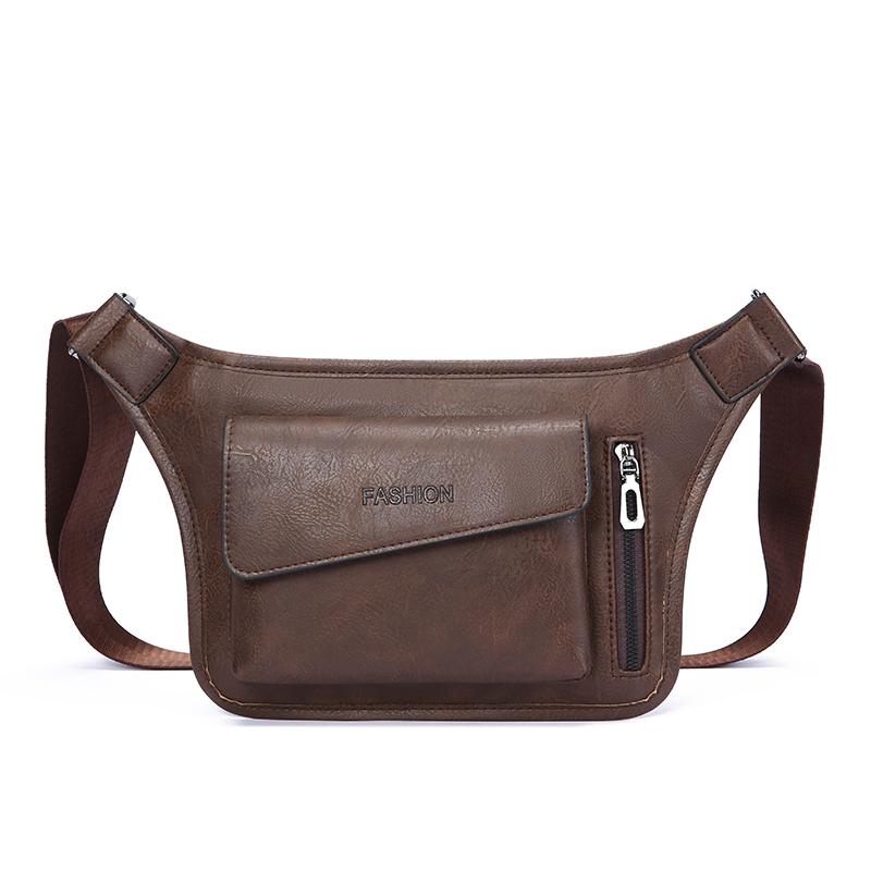 New Men's Vintage Chest Bag Waterproof Large Capacity Crossbody Single Shoulder Bags with Sport Small Messenger Bags