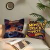 H-Hot Funny W-Wheels Pillow Cover Sofa Cushion Cover Home Room Decoration Children Gift
