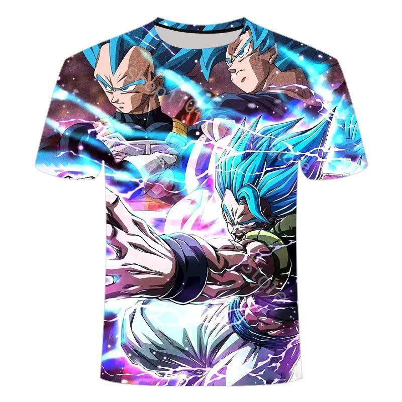 Anime Dragon Ball Goku Tshirts for Men Short Sleeve 2026 Japanese Anime Dragon Ball Street Harajuku Sport T-Shirt 2026 XXS