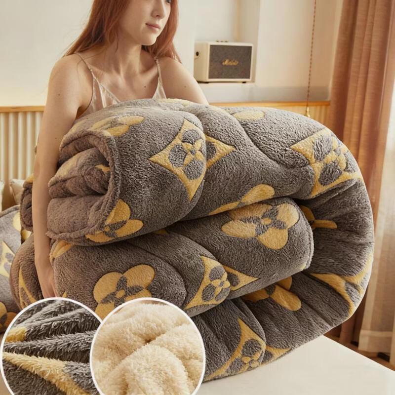 

Зимова ковдра OEING з флісу зі сніжинками