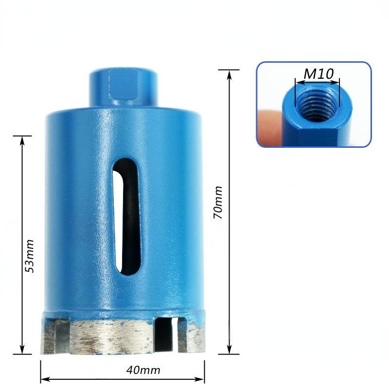 Diamond Hole Saw Drill Bit Set for Concrete Tiles Glassd Cutter Saw Blue Wall Drill Bit M10 Angle Grinder 6-75mm