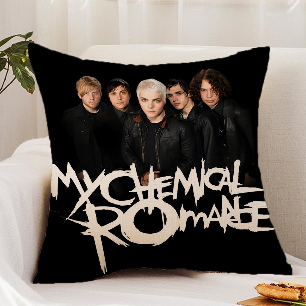 My C-Chemical R-Romance Cushion Cover Premium Comfort Reversible Pillow Cover - Dual - Use Design for Home & Car