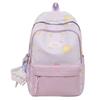 The new Japanese ins high-value, fresh, sweet and cute star backpack for junior high school students, large-capacity backpack for women