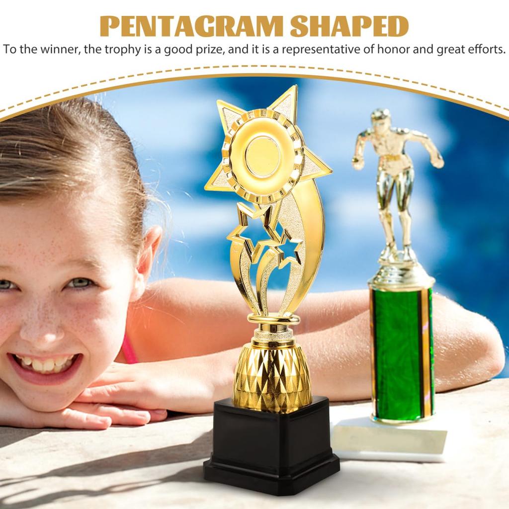 Ibasenice Children's Trophy, Five-Pointed Star, Championship Cup, Reward, Prop, Sports Tournament, Award, Celebration, Prize, Elementary School
