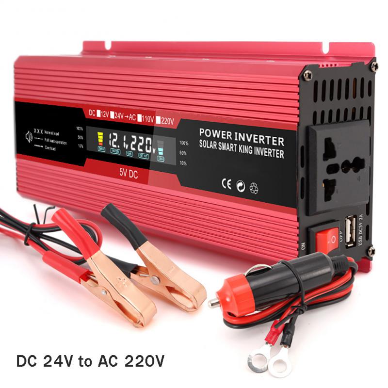 12000/20000W Car Inverter  DC 12V To AC 220V Multi-function Home Outdoor Travel  Modified Sine Wave Voltage Converter Adapter