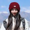 Autumn and Winter Warm Knitted Hats for Men and Women Outdoor Mountaineering and Hiking Ear Protection Pullover Hats Fashionable Commuting Woolen Hats
