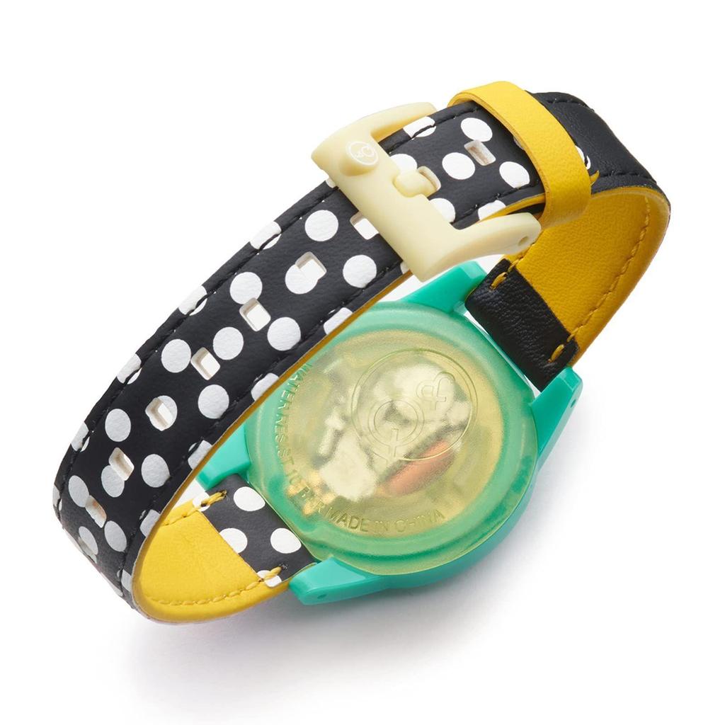 Used Special Price Item: Solar Analog Mini Watch Series Waterproof Urethane Belt SmileSolar (Q&Q Dot Pattern RP01J033 Q&Q Ladies Black)