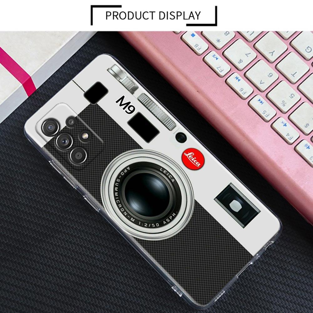 Music Cassette Tape Video Camera Case For Samsung Galaxy A55 A35 A06 A52 5G A53 A72 A53 A15 A51 A33 A32 A41 A22 A23 Phone Cover