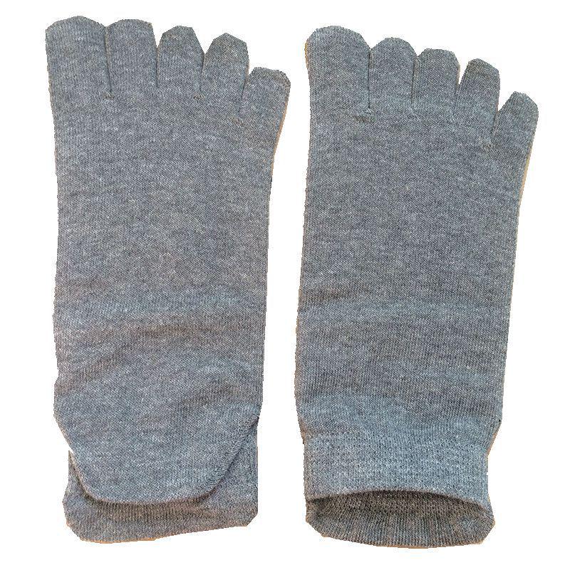 Nahtlose Baumwoll-Fünf-Zehen-Socken für Herren - Atmungsaktives Sommer-Sportdesign