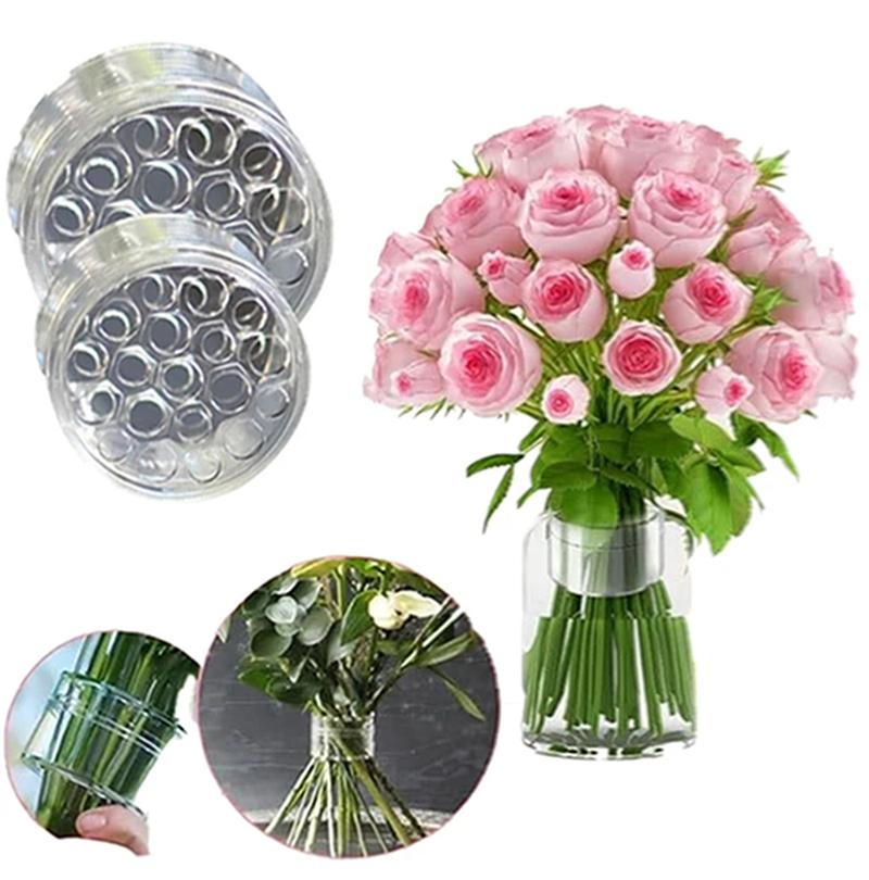 1PC Spirale Blumenständer Ring Spirale Blumenstange Ständer Flasche Blumenständer Spirale Diy Bouquet Twist Blumenständer Blumenständer