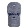 Washed 3D Letter Distressed Baseball Cap with Sun Protection for Men and Women