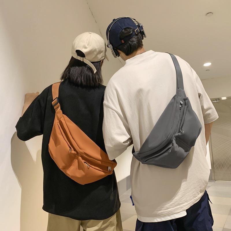 Chest Bag Men's Crossbody Bag Sports Waist Bag Women's Water-Repellent Shoulder Bag Mobile Phone Bag