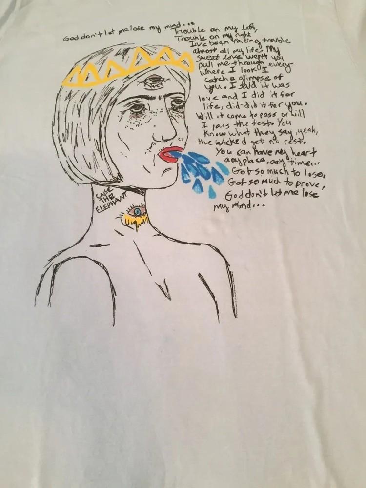 

Hot Cage The Elephant Rock Band Shirt Gift Funny White S to 5XL HL132 Unisex T-Shirt M