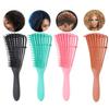 Neue Kopfhaut Massage Kamm Haarbürste Frauen Entwirren Haarbürste Anti-krawatte Knoten Kamm