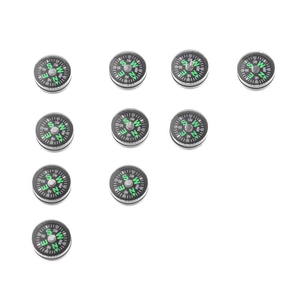 10pcs High Quality Mini Plastic North Navigation Button Design Practical Guider Camping Hiking Tool Outdoora Accurate Compass