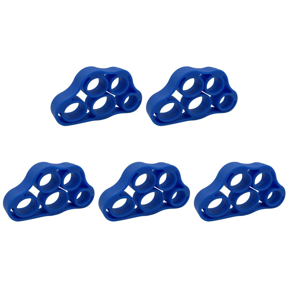 5-1PCS Silicone Finger Gripper Strengthener Trainer 6-80LB Elastic Hand Grip Finger Exerciser For Guitar/Patient Hand Trainer