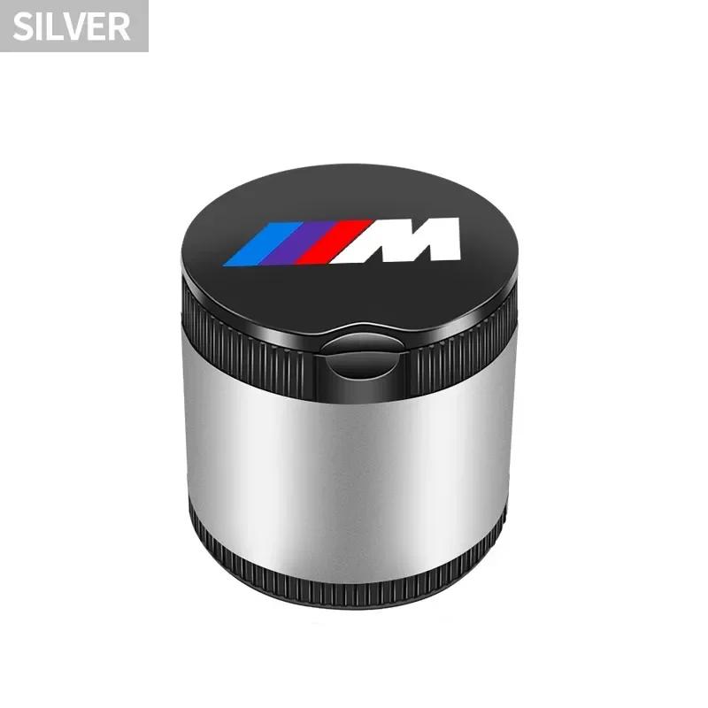 XWFVI1 Car Portable Ashtray LED Light Alloy Ash Tray Aluminum Cup For BMW 1 3 5 Series X1 X4 X5 X7 G20 G38 F20 F39 F48 E46 E60 E36 E39