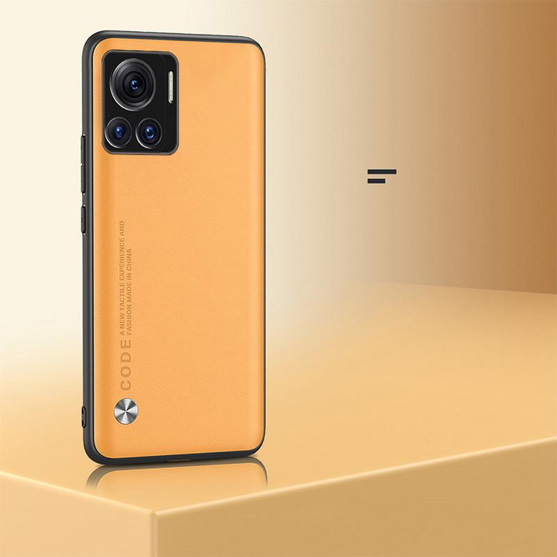 

Чехол из искусственной кожи для Moto Edge 30 Ultra 30 Fusion X30 S30 Motorola G60S G60 G30 G20 G10, роскошный гибридный жесткий чехол для телефона Fundas For Moto G10 Power жёлтый