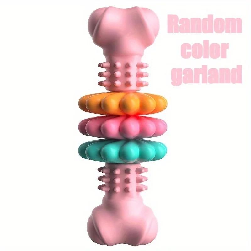 Pet Toys Dog Chew Meaty Bone Toys TPR Bone Type Multi-meat Pieces Bite Bite Resistant Teeth Toy Set Dog Bone Toy Supplies