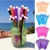 Bachelorette Party Penis Straws Plastic Novelty Nude Dick Drink Straw For Hen Night Bar Decor Wedding Team Bride Supplies LSXG01