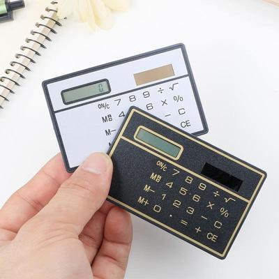 Draagbare wetenschappelijke rekenmachine Bankpas Handheld rekenmachine Mini portemonnee rekenmachines
