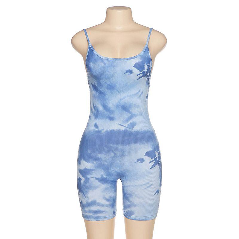 

Sports Yoga Fitness Sling Jumpsuit Shorts Yoga Sling Jumpsuit Shorts blue XXL