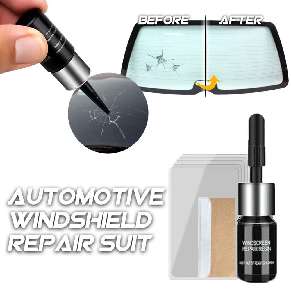 Windshield Repair Kit for Glass Automotive Glass DIY Windscreen Tool Fixing Chips Cracks Star-Shaped Crack Nano Fluid Filler