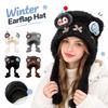 Windproof Earflap Hat Ear Protection Trapper Cap Cute Ear Warmer Cold Weather