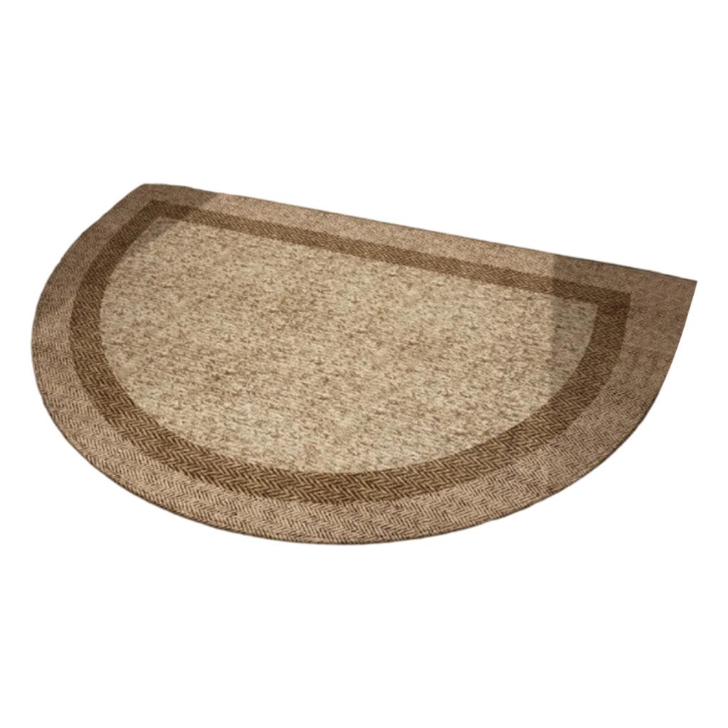 Half Round Doormat - Front Door for Indoor Entryway, Stain- and