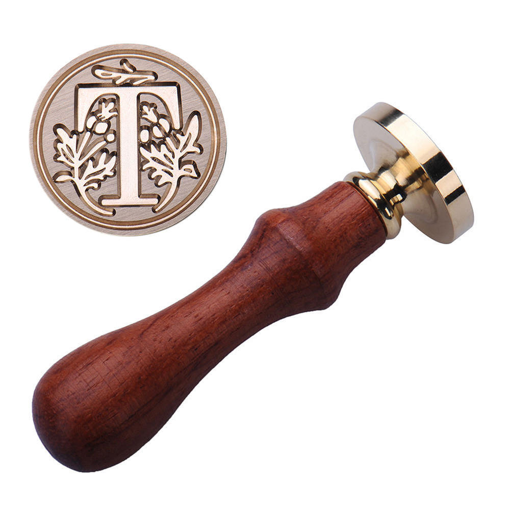 Retro Classic Alphabet Initial Sealing Wax Seal  Invitations Letter 