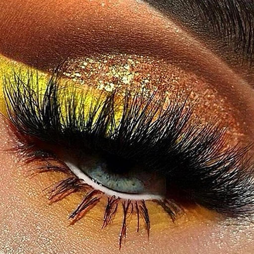 4 Pair Eyelid Makeup Stickers Eye-catching Charming 7 Colors Pretty Reusable Eyeshadow Stickers for Gifts