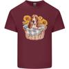 Basset Hound Dog In His Basket Unisexs Light Cotton TShirt