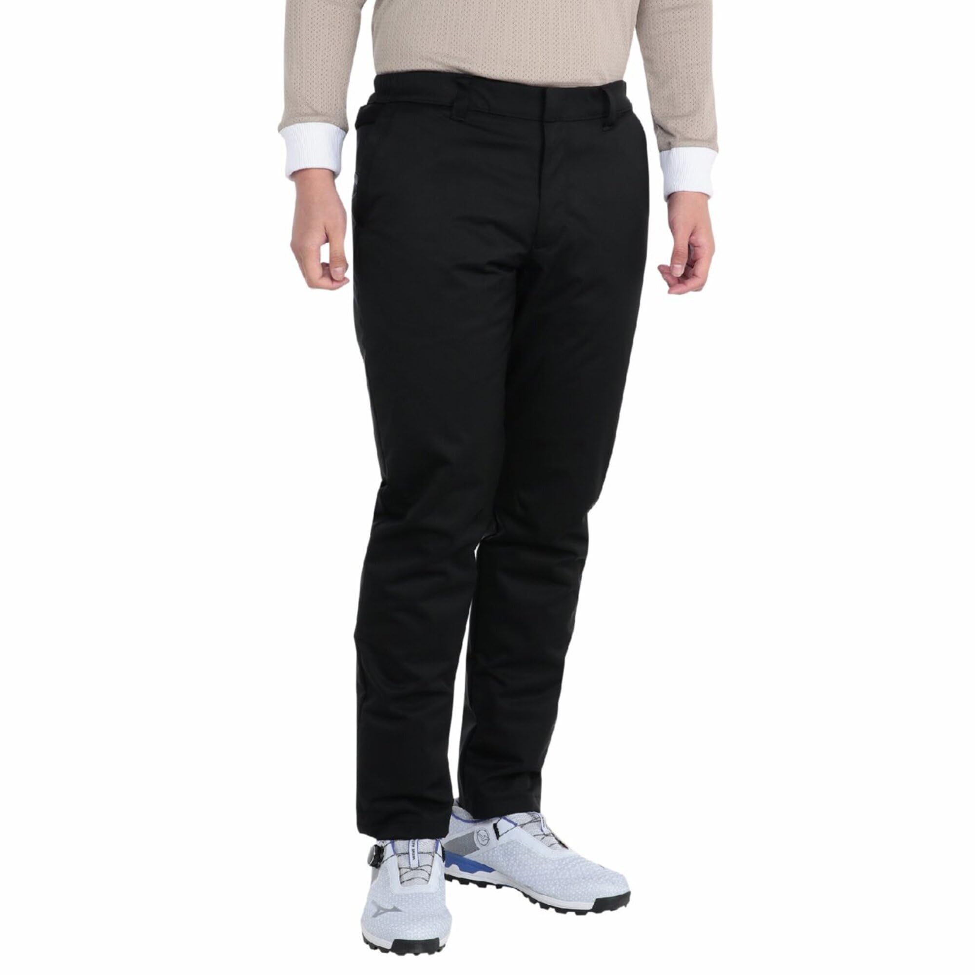 

Mizuno Breath Thermo Monster Move Hybrid Down E2JFB501 Pants, Heat-Generating Material, Stretch, Men s Black, чорний