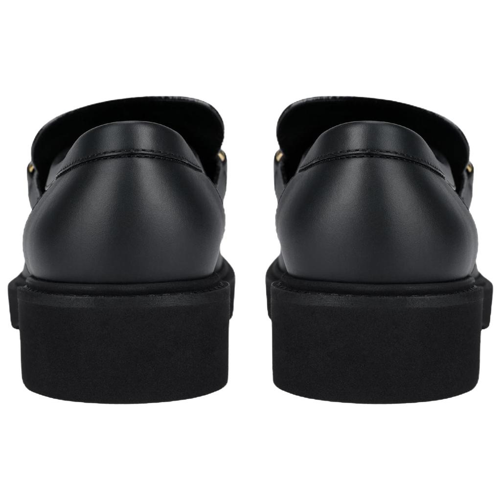 LOUIS VUITTON Academy Loafers 2cm Women's Black 1AC6XN
