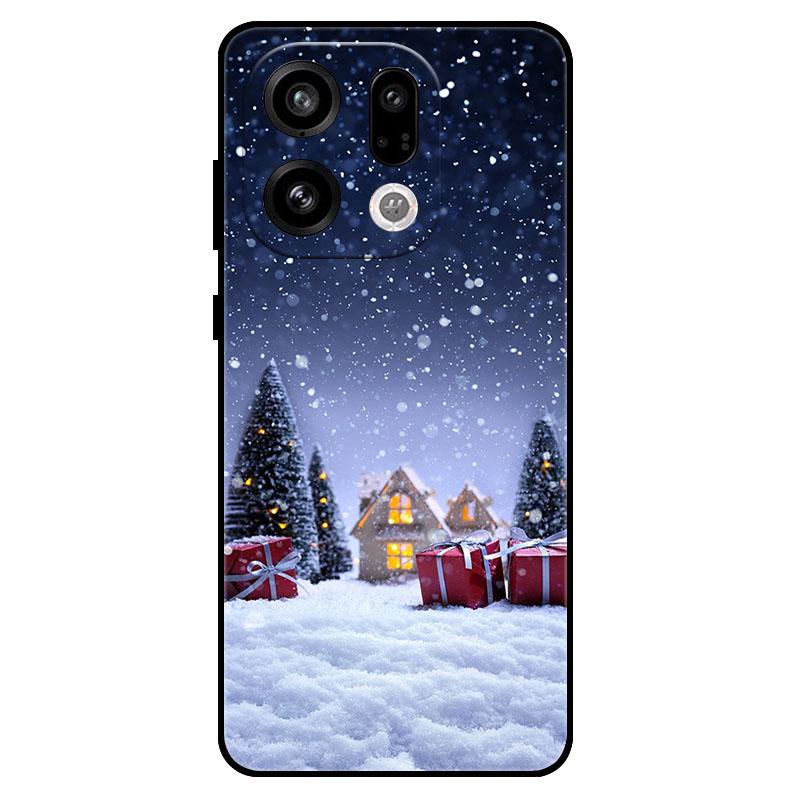 For OPPO Find X9Pro X9 X8 X7 Ultra FindX8s X7 X8 Pro X8s + Plus Christmas Phone Case Shockproof Soft TPU Silicone Protect Cover