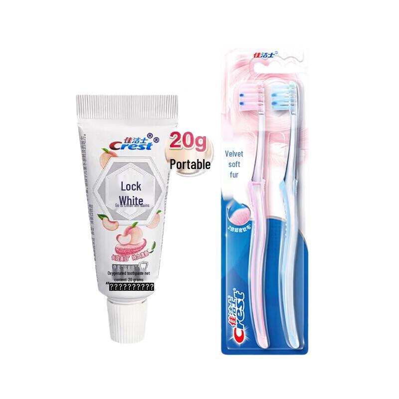 

Crest Okayama Dream White Peach Dual-Color Whitening Toothpaste Set