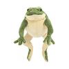 Peluche de Rana Gigante, Peluche de Rana de Peluche, Peluche Grande de Rana de Peluche, Cojín Grande de Rana Verde de Peluche para Niños, 22 Pulgadas