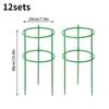 3/6/9/12Sets Plant Support Pile Garden Flower Stand Semicircle Greenhouses Arrangement Holder Vine Climbing Bracket Bonsai Tool