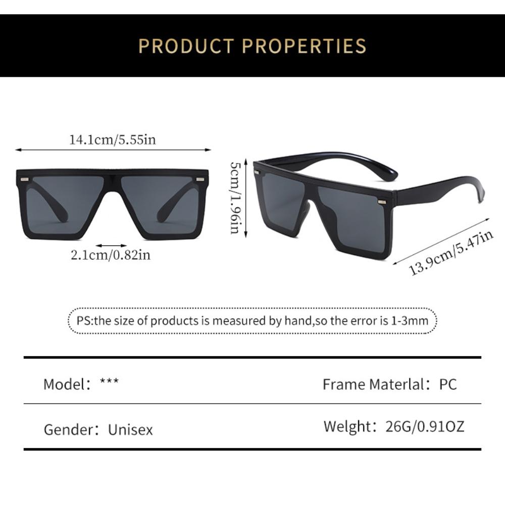 Oversized Sunglasses Oversized Frame Sun Glasses Square Sunglasses Square Shape Sunglasses For Driving Men Women