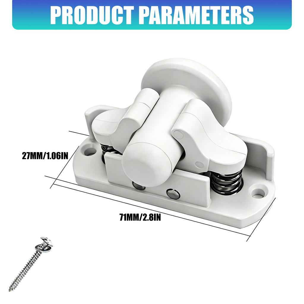 Trailer Modified Accessories Motorhomes Door Stoper Clip Buckle Door Retainer Catches Easy Installation Secure Holder Clip