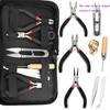 Portable suit Stainless Steel Pliers Tools Round Nose Cutting Wire Pliers For Crafts Beading DIY Jewelry Making Supplies