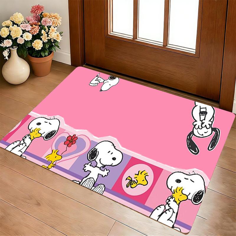 Snoopy Party Living Room Nonslip Area Rug Soft Carpet For Bedroom Game Playroom Sofa Office Home Decor Doormat Christmas Gift C9291606