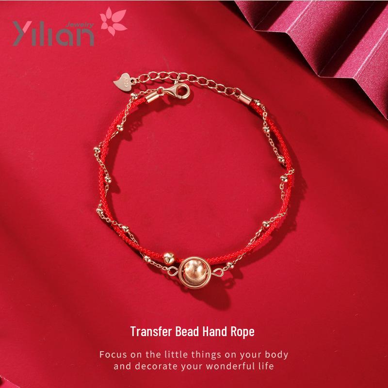 Double-Sided Four-Leaf Clover Heart Necklace: Sterling Silver Clavicle Chain, Women's Summer Korean Fashion, Mori Style Pendant.