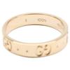 GUCCI Finished K18 GG Icon Slim Ring ring Yellow GoldUsed