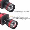 Outdoor Focusing Cap Lamp Strong Light Distant Fishing Led Camping Hunting Bicycle Lamp Cap Lamp